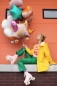 Preview: XL Folienballon Figur - Rollschuhe - 74cm x 51 cm
